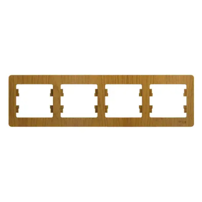 GLOSSA 4-постовая РАМКА, горизонтальная, ДУБ