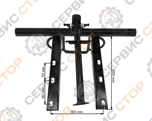 Рама двигателя с подножкой 177F