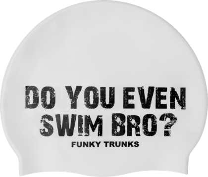 Шапочка FUNKY TRUNKS White Swim Bro