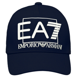 Теннисная кепка EA7 Man Woven Baseball Hat - небесный