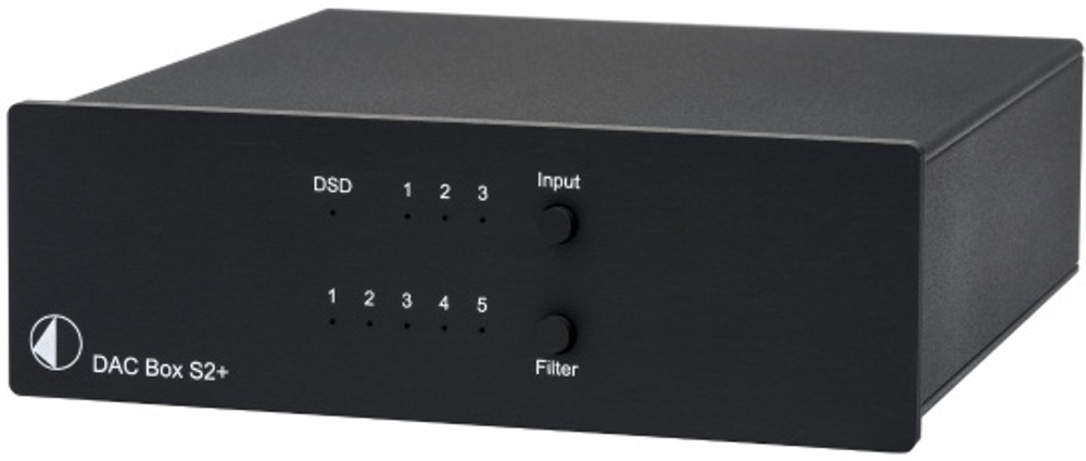 Цифро-аналоговый преобразователь Pro-Ject DAC Box S2+, черный