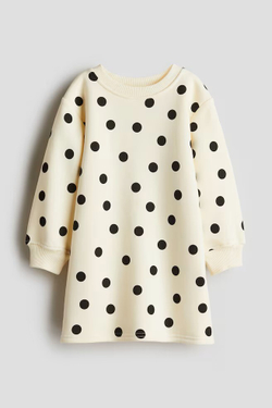 H&M Платье с принтом, светло-желтый