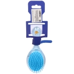 Расческа массажная детская «ФРАТТИ БУМ», малышка Натали, форма овал, 13*6см (блистер Ультрамарин)