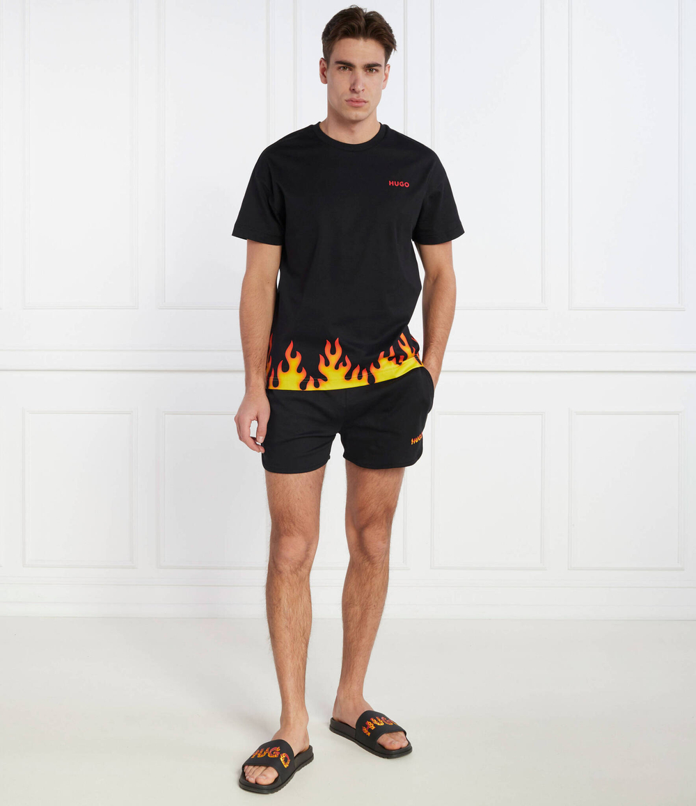 Пижамы HUGO Flames ShortSet Hugo Bodywear - черный(50510465)