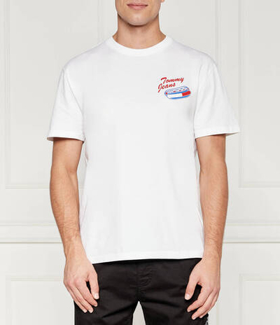 Футболка FUN NOVELTY Tommy Jeans - белый(DM0DM18552)