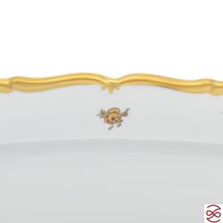 Блюдо для рыбы Queen's Crown Золотая роза 56 см