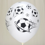 Воздушные шары Латекс Оксидентл с рисунком Футбол, 25 шт. размер 12" #6054182