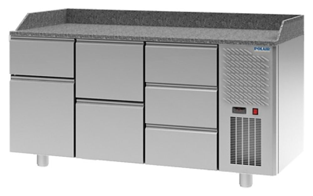 Стол для пиццы POLAIR TM3GNpizza123-G
