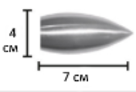 Наконечники "Пуля Ост" для кованых карнизов d25 мм, цвет белый глянец