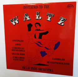 Винтажная виниловая пластинка Vaclav Hybs Orchestra Invitation To The Waltz (Czechoslovakia 1985)