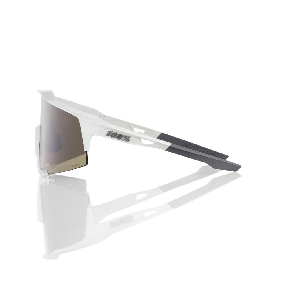 Спортивные очки 100% Speedcraft / Matte White / HiPER Silver Mirror Lens