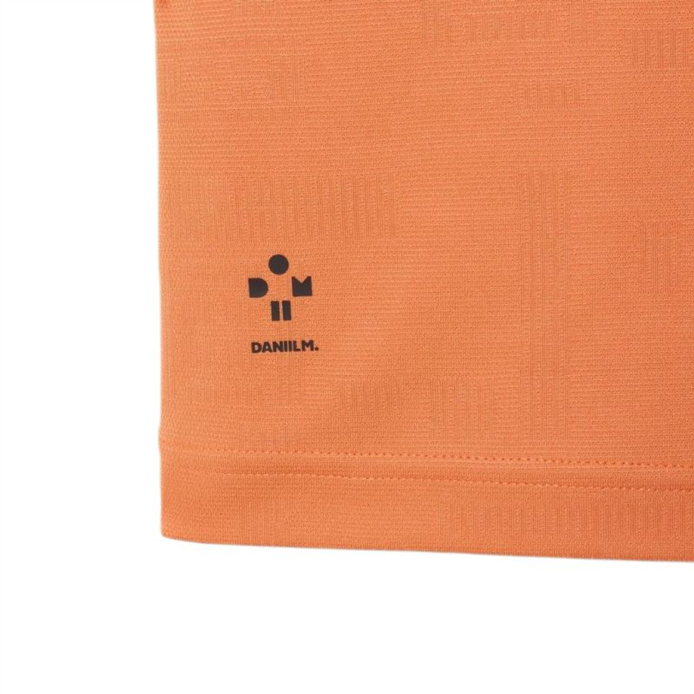 Мужское теннисное поло Lacoste Tennis x Daniil Medvedev - orange