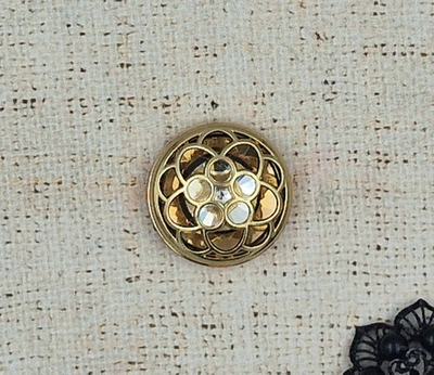 Пуговица шубная, d 3,8 см