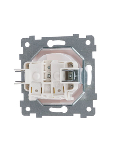 "Аксиома" Механизм розетки одноместной скрытой установки РС16-452 антрацит