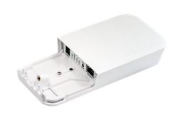 Точка доступа Mikrotik wAP 802.11n 300Mbps 2.4ГГц белый RBwAP2nD