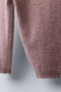 ZARA БРЮКИ BAGGY ИЗ 100% КАШЕМИРАБРЮКИ BAGGY ИЗ 100% КАШЕМИРА, СВЕТЛО-РОЗОВЫЙ