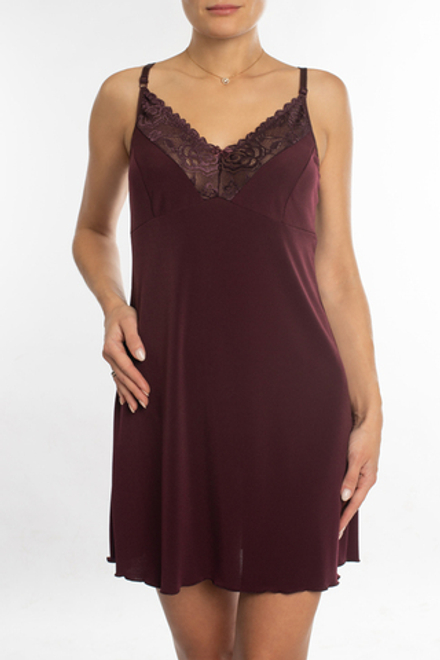 3418/P ночная рубашка "Сливовое вино"