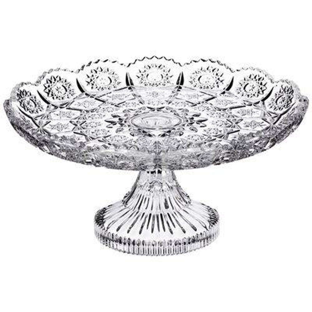 КОНФЕТНИЦА НА НОЖКЕ "MUZA CRYSTAL" 18*18*9,5 СМ. (КОР=12ШТ.)