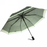 Зонт женский полуавтомат «Ультрамарин - Лагуна», микс 6 цветов, 8 спиц, d-100см, длина в слож. виде 28см, голубые цветы