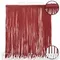 Бахрома шелковая для танцев 20 см, Тёмно-Красная, нейлоновая, двойная нить, опт от 10 м