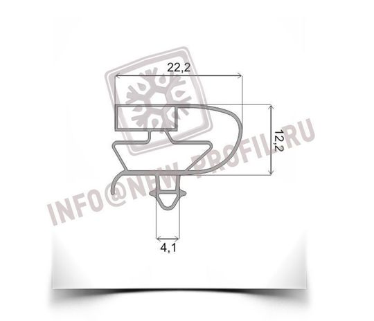 Уплотнитель для стола охлаждаемого Hicold 3х-дверный GN 111 BT 410*590 мм (006)