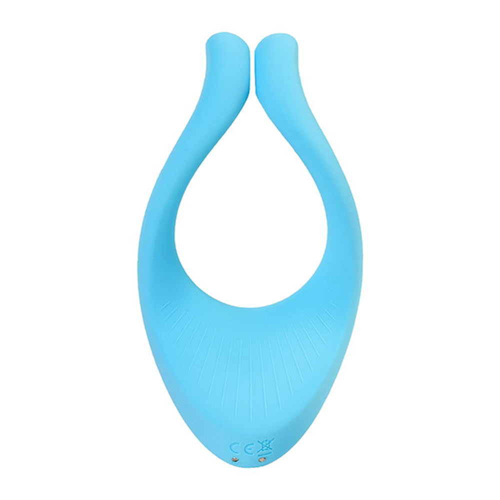 Голубой многофункциональный стимулятор 13см для пар Satisfyer Endless Love