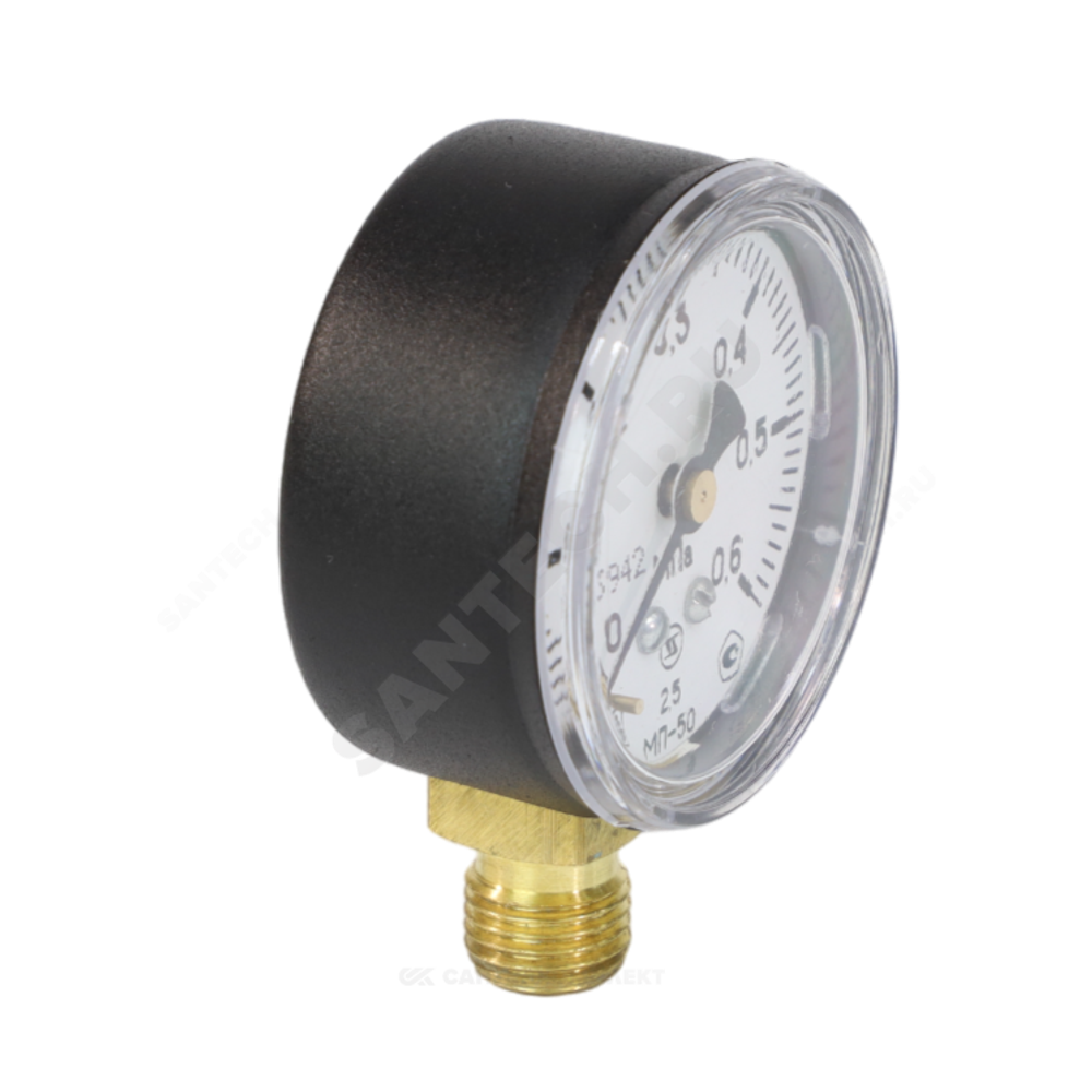 Манометр МП-50 радиальный Дк50мм 0-1,0 МПа кл.2,5 G1/4" ЗАВОД ТЕПЛОТЕХНИЧЕСКИХ ПРИБОРОВ