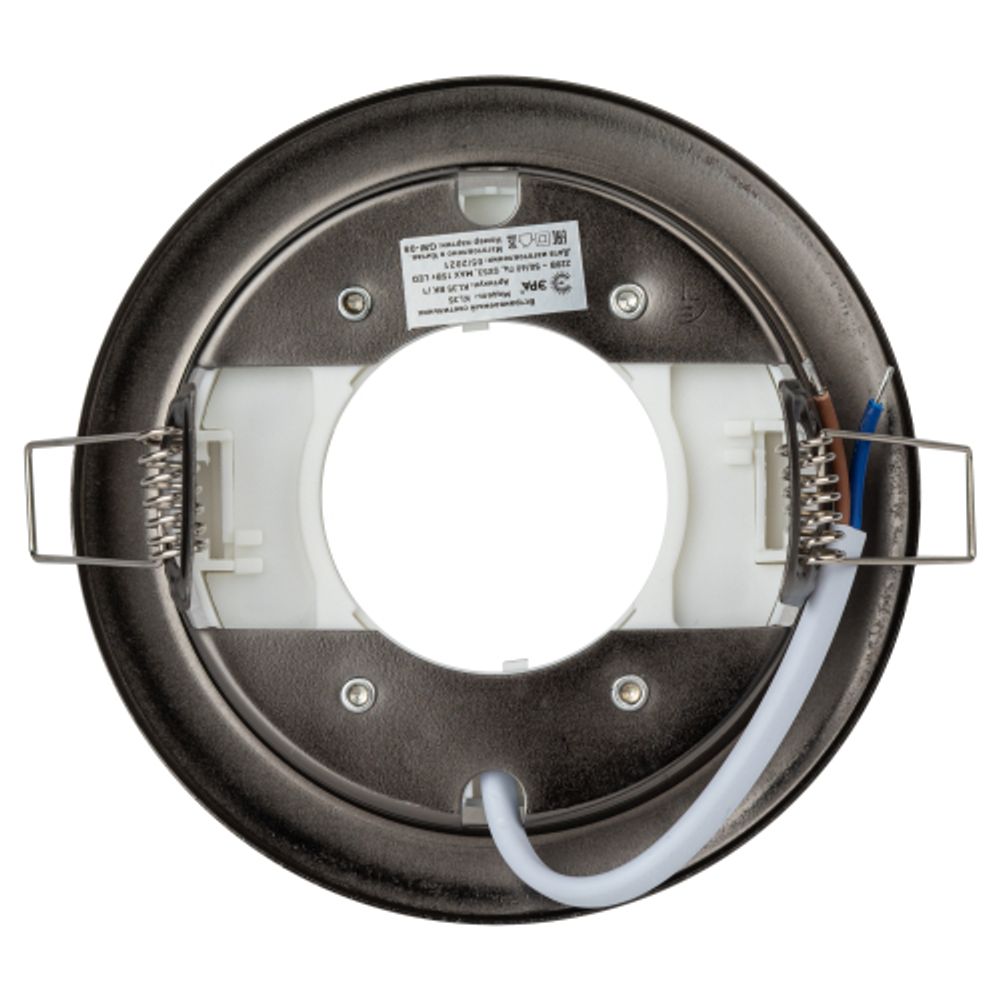 KL35 BK /1 (к) Светильник ЭРА под лампу Gx53,220V, 13W, черный металл