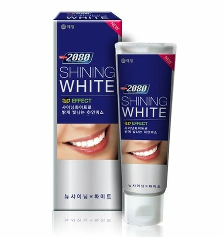 Kerasys Зубная паста DC 2080 отбеливающая Сияющия Белизна 100 гр