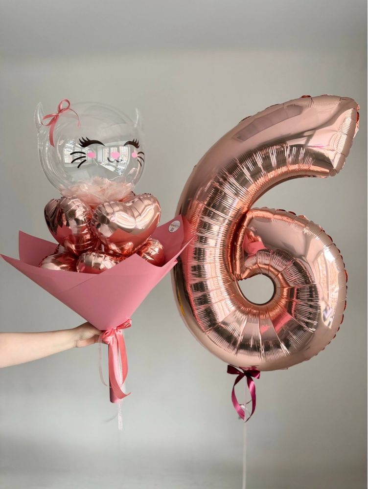 Воздушные гелиевые шарики с доставкой по Хабаровску №5055