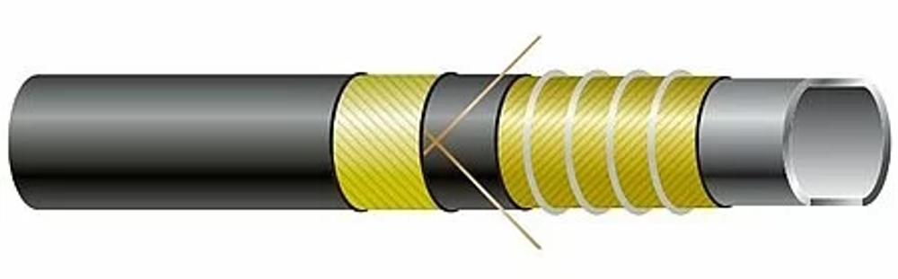 Рукав для топлива, бензина, масла и нефти DN 063 OD 075 P=10 серия TM30 (S&D)