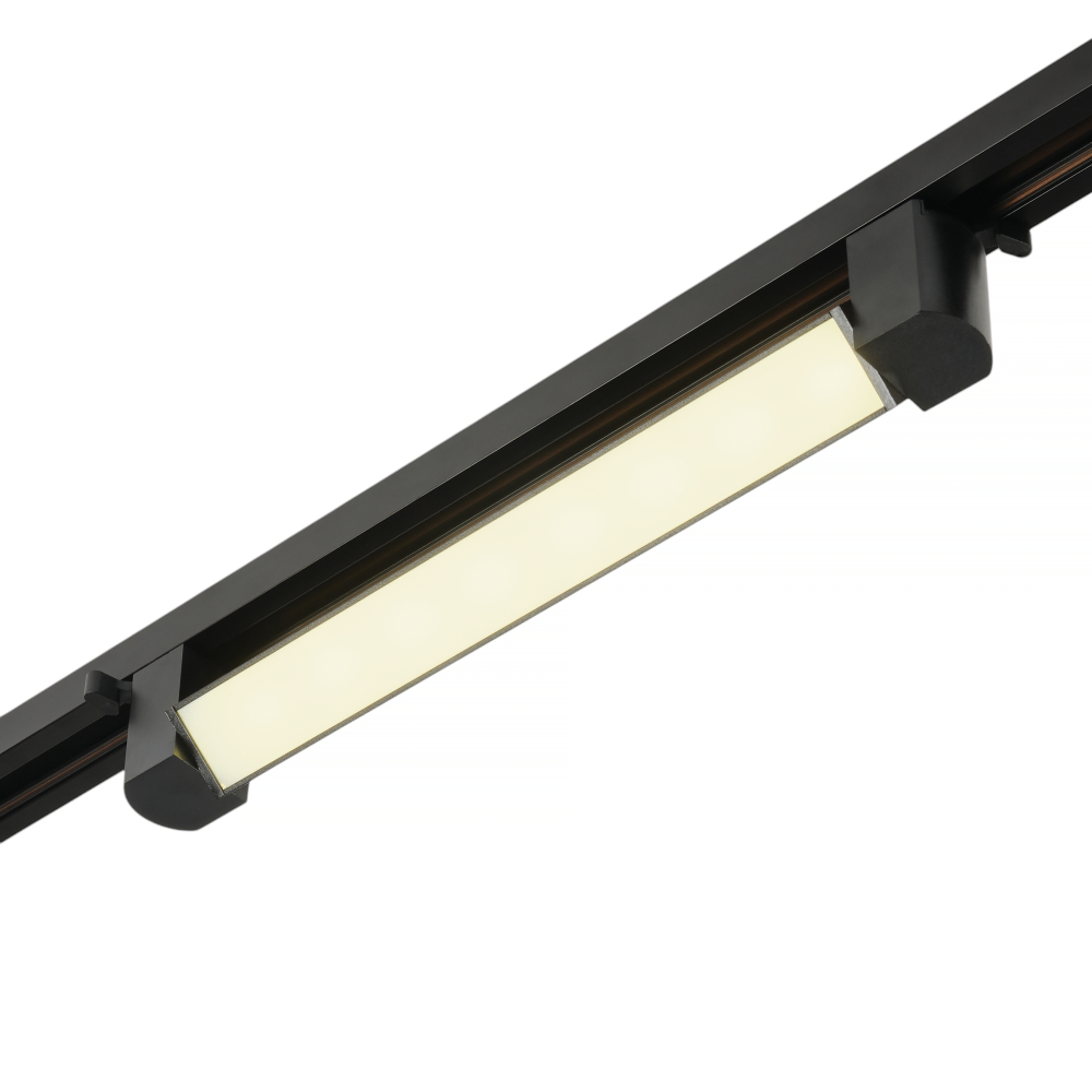 Трековый светодиодный светильник 220V однофазный MyFar Lines MT0112-16W4K-B