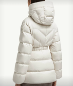 Укороченная утеплённая куртка Brosse с капюшоном и пухом от Moncler