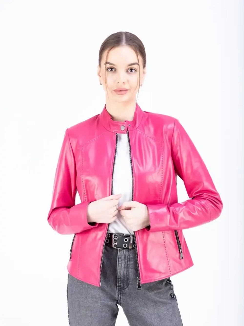 Куртка женская кожаная Турция