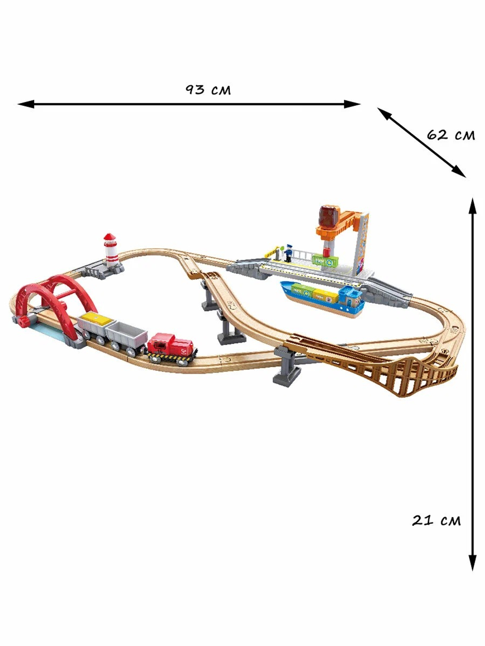 Игровой набор " Ж/Д Доставки груза в порту"