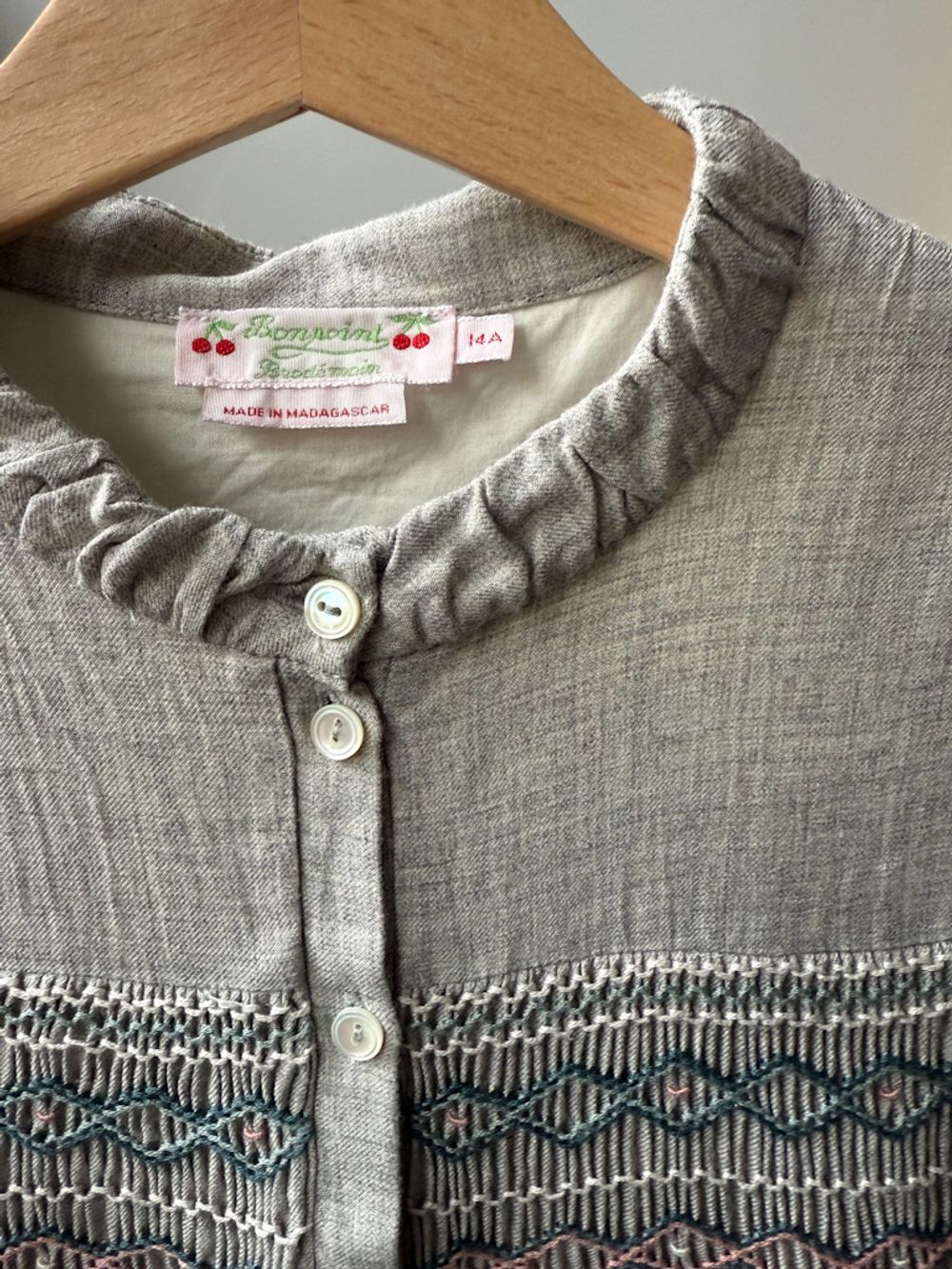 Платье Bonpoint из вискозы с шерстью, 158