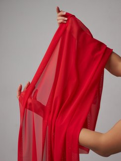 Сетка эластичная Lauma, арт. 556, красный 100