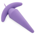 Анальный вибростимулятор Tower с выносным пультом (10 режимов ) (Цвет: фиолетовый)