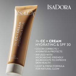 IsaDora CC + Cream - Увлажняющий CC-крем SPF 30, 30 ml