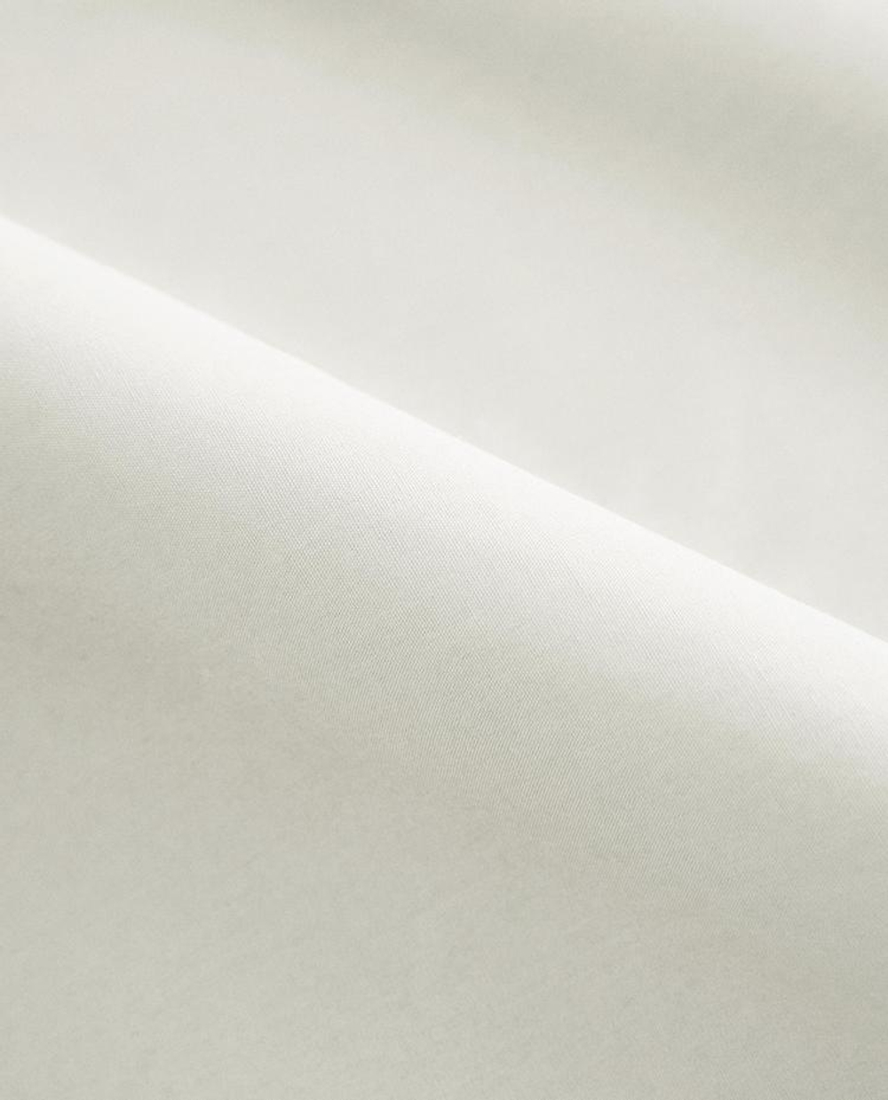 ZARA HOME (300 НИТЕЙ) НАТЯЖНАЯ ПРОСТЫНЯ ИЗ ХЛОПКА, БЕЛЫЙ