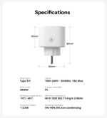 Розетка SONOFF WiFi S61STPF MATTER