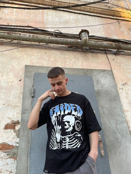 Футболка HAIDED Punk Wall Черный