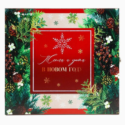 Подарочный набор с родословной книгой и пером в шкатулке «Каждый день», 26 х 8 х 27 см