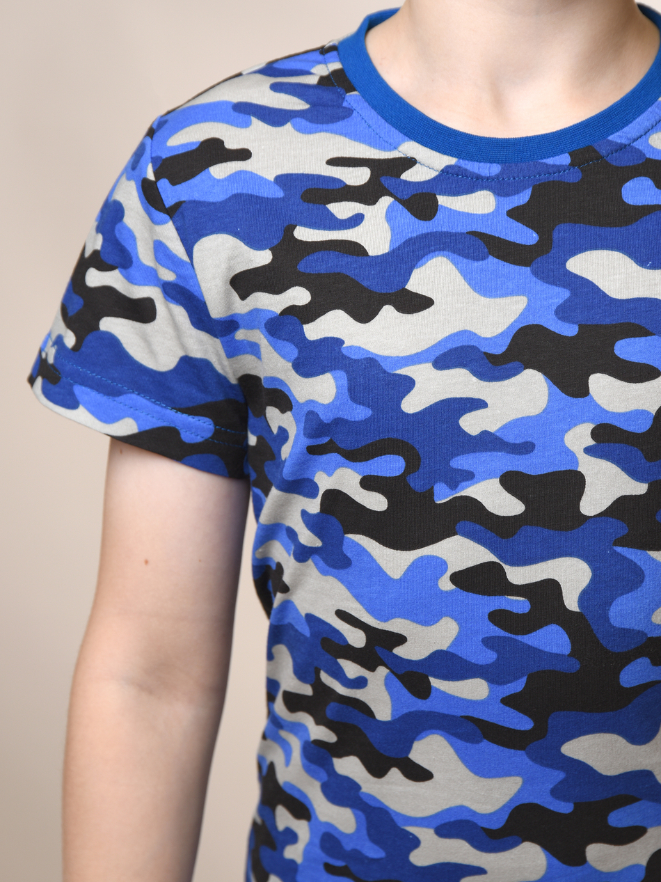 Футболка для мальчика камуфляжная