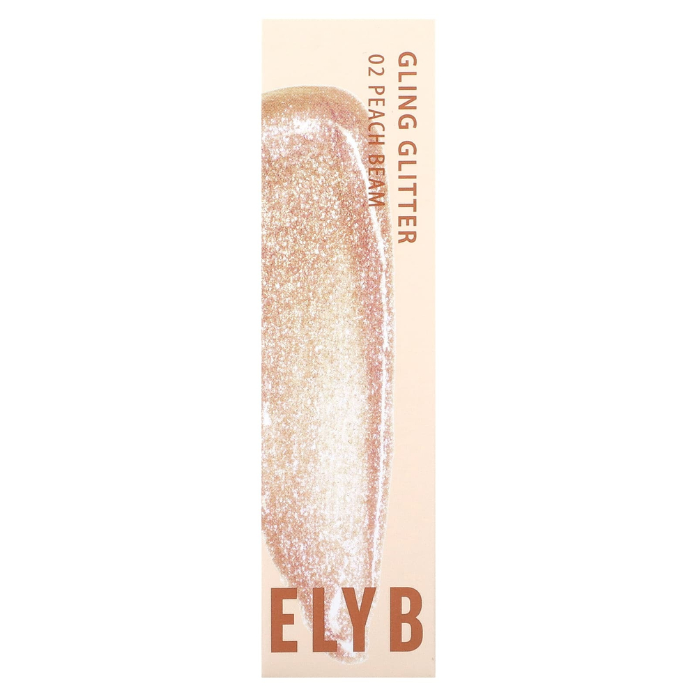 TonyMoly, Lovely Beam, сияющий глиттер, 02 персиковый, 2 г (0,07 унции)