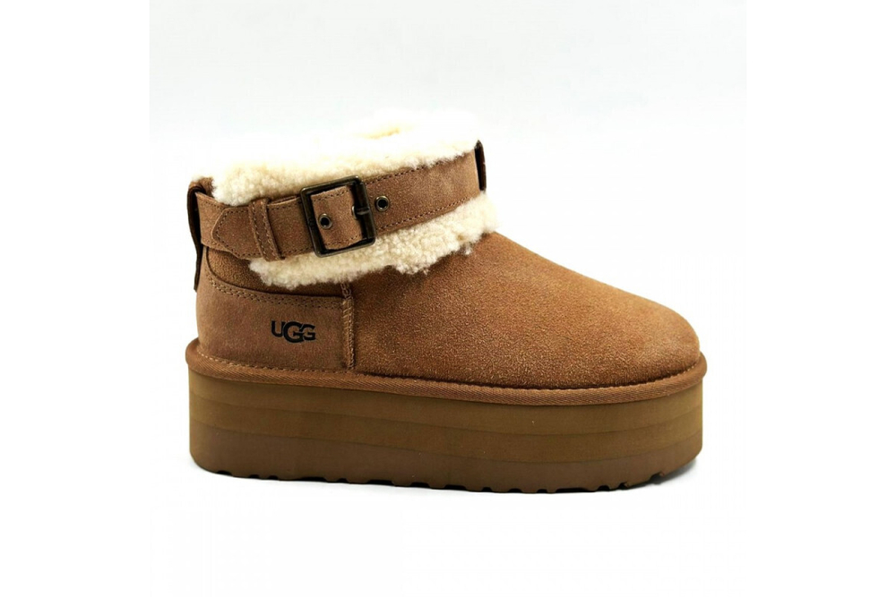 UGG Ultra Mini Belted Roller Chestnut