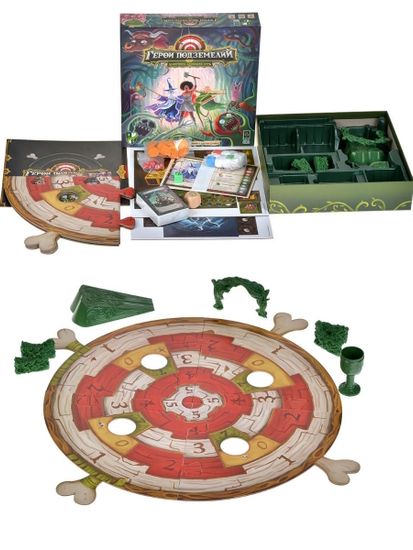 Настольная игра Герои подземелий в Лабиринте зловещих бурь