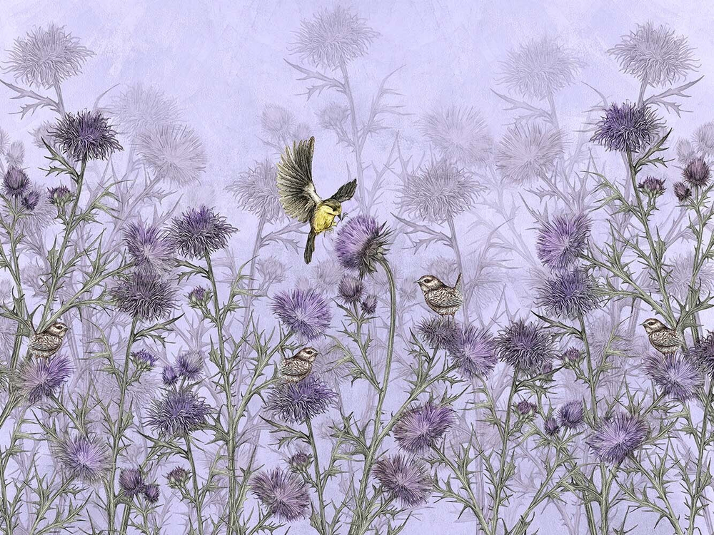 Дизайнерские обои Wall Street Botanica