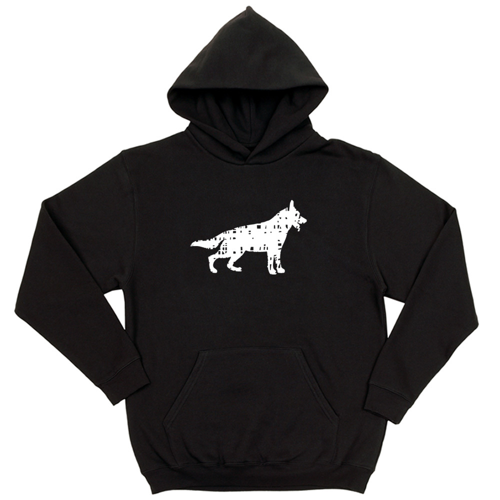 Толстовка "Овчарка - набросок"