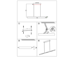 Ambrella Подвесной светодиодный светильник LineTech FL5831